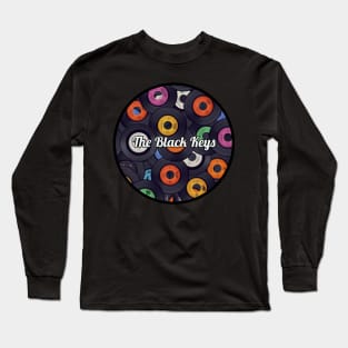 The Black Keys / Vinyl Records Style Long Sleeve T-Shirt